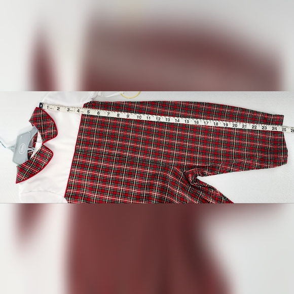 Petit Ami plaid Christmas romper - Picture 5 of 5